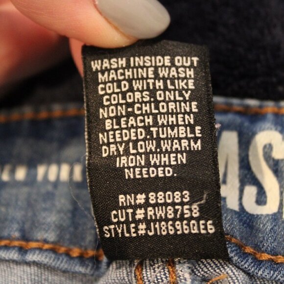 Rewash Ripped Light blue Junior Size 1 Jeans - Picture 9 of 9